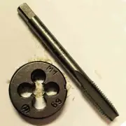 HSS M7 x 1.0 mm Right Hand Tap and Die Metric Thread 1set