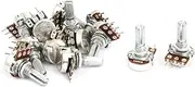 Aexit B500K (Potentiometer) 500K Ohm Terminal 6mm Knurled Shaft Single Linear Rotary Taper (82ry16qf526) Potentiometer 13Pcs