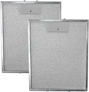 [Spares2go] Metal Mesh Filter for Electrolux Cooker Hood/Kitchen Extractor Fan Vent (Pack of 2 Filters, Silver, 300 x 250 mm)