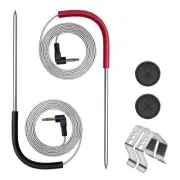 2-Pack Meat Probe for Pit Boss Pellet Grill, Temperature Probes Replacement