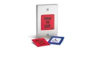 Linear EZ-Rex Easy Touch Request to Exit Button Weatherproof, Force 6 to 12 Oz