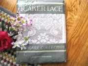 QUAKER LACE Tablecloth 60”x 104” Oblong NIP -White Kensington