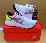 Diadora Men's Mythos Blushield White Yellow Running Shoes