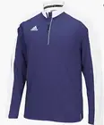 Adidas Men's Climalite Modern Varsity Long Sleeve 1/4 Zip Jacket