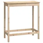 Bar Table 100X50x110 Cm Solid Wood Pine pine wood Bar Tables