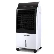 Dev King Evaporative Air Cooler Potable Fan Cooling Remote Control LED Display