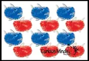 BULK - 12 Shark Squeezy Bead Filled Squeeze Stress Ball - Sensory