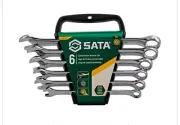 6 pc Combination SAE Combination Wrench Set SATA