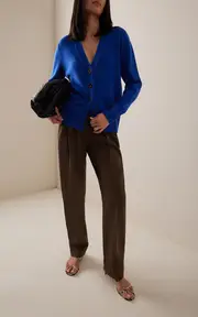 [Rosetta Getty] Wool-Cashmere Cardigan