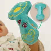 Soft Plush Baby Rattle Toy For Reducing Startle Reflexing And Promoting
