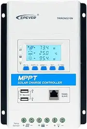 EPEVER MPPT Solar Charge Controller 30A 12V 24V Auto Max PV 150V Solar Panel 520W/1040W Charger Regulator Generator for Sealed, AGM, Gel, Flooded, LiFePO4 Lithium Battery