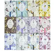 12 Scents Scented Sachets - 12 Pack, Long-Lasting Home Fragrance Sachet Bags, Large Fresh-Scented Packets, Scented Sachets for Drawer and Closet