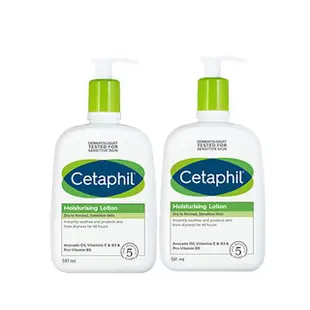 【Cetaphil】長效潤膚乳591ml 2入組(溫和乳液 全新包裝配方升級)