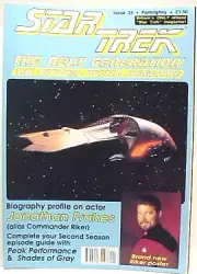 Star Trek Next Generation Poster Magazine 24 Riker