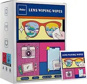 YFBXIZHOU Lens and Glass Cleaning Wipes 100 Individually Wrapped Pack ortable Travel Quick Drying Streak Free Kit Multipurpose Suitable for Glasses Computer Camera Cell Phone Smartphone and Tablet