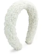 [Morgan & Taylor] Fable Teddy Headband in Cream