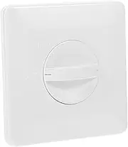ERINGOGO Fan Coil Thermostat Thermostat Regulator Switch Ceiling Fan Light Switch Replacement Temperature Control System Panel Temperature Control Panel Plastic White