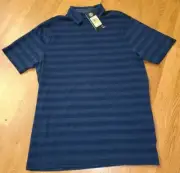 $50 Men's Under Armour HeatGear Loose Fit Polo Shirt Navy Medium 1323455-408 NWT