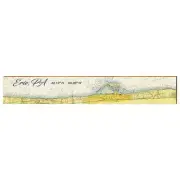 Map of Presque Isle, Erie Pennsylvania Wall Art Wall Art