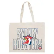 Sydney Roosters NRL Canvas Tote Carry Shopping Grocery Bag