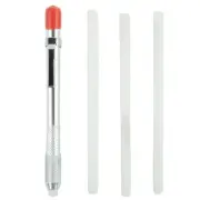 Slate Pencil Steel Scribing Tool Stainless Steel Talcum With 3 Refill Holder
