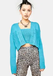Azure Friend Rescue Cardigan Set