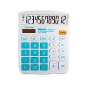 12 Digits Colorful Desktop Calculator Solar Energy Dual Power Calculator