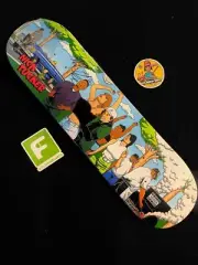 RARE SIGNED Nick Tucker Primitive BBQ Party LA Cookout Skateboard Deck AUTOGRAPH
