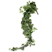 Fake Artificial Ivy Vines Kit, 4.27Feet Silk Greenery Garland [Dark Green]