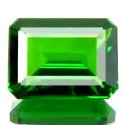 1.30ct CHROME DIOPSIDE NATURAL BEST QUALITY 5A+ GREEN COLOR OCTAGON CUT GEMSTONE
