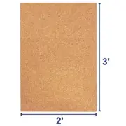 QEP Sound Dampening Underlayment Cork Plus Sheets, 2'x3'x1/4"tk 20-pack/120 sqft