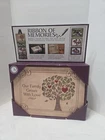 Ribbon of Memories hanging photo display keepsake box Our Family Grows With Love