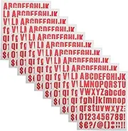 jojofuny 10Pcs Adhesive Vinyl Letter and Number Stickers for Mailbox Window Door Cars for and Address Display