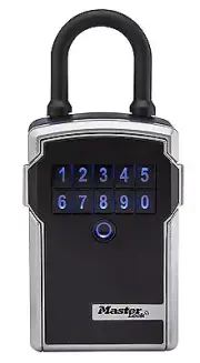 Master Lock 5440D 3-1/4-inch Wide Bluetooth Electronic knob Mount Lock Box
