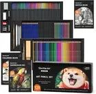 Professional Drawing Kit, 123 Pieces of Drawing Pencils Set Includes Colouring P