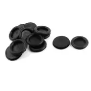 14pcs 32mm Rubber Single Side Closed Blind Blank Hole Wire Cable Gasket Grommet