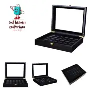 30 Slots Championship Ring Display Case Display Case for Sports Rings basebal...