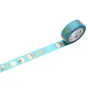 MT Christmas Washi Paper Masking Tape: 3/5 in. x 23 ft. (Sugar Confection Santa)