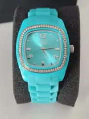 NIB TKO Orlogi Women's Turquoise Tivoli Watch Svarovski Crystal Accent Analog