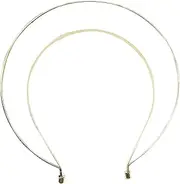 [Bohue] Angel Halo Headband Gold Celestial Crown Headpiece Queen Crown Gothic Goddess Graceful Tiara Hair Hoop for Halloween Party Accessory Photo Prop
