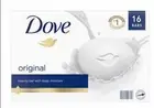 Dove ORIGINAL Soap Beauty Bar with Deep Moisture 16 Bars (3.7 oz each)