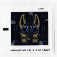 在飛比找蝦皮購物優惠-LEGO 樂高 7327 阿努比斯 頭 貼紙 全新未貼 , 