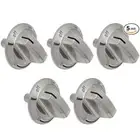 New 5pcs Stove Knobs 5304525746 5304504839 For Frigidaire Range Cooktop Knob