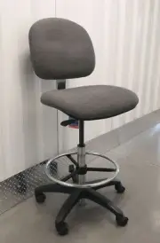 BenchPro ESD Anti Static Dissipative Office Shop Chair, Gray, Fabric, Task
