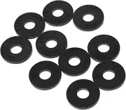 MINAOLULUS 10pcs Anti-slip Gasket Set for Guitar Bass Strap Metal Guitar Strap Button Lock Washers Silicone Locks