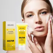 Sulfur Cleanser Sulfur Exfoliating Cleanser Absorbs Excess Oil Reduces And Cleanses The Suitable For Rosacea Care 100g A
