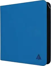 Rayvol Premium 12-Pocket Card Binder - Fits 1104 Trading Cards, Side Loading Ringless Card Collection Album for TCG and Sports Cards -Seablue