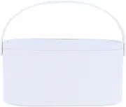 [NICDIU] CVBFDB Portable Cosmetic Storage Box with LED Cover Travel Carrying Cases Makeup with(White-Mountain peach7)