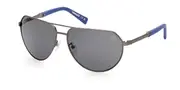 Timberland TB9340-H Polarized 07D Men's Sunglasses Silver Size 60