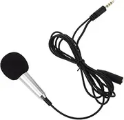 LIGHTAOTAO Mini Portable Mobile Microphone Jack High Fidelity Recording Mic for Smartphones Elegant Design for Singing Live Broadcasts and Music Recording